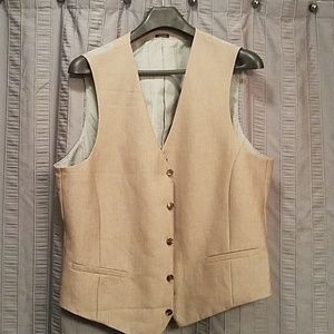 Brown Suit Vest